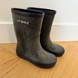 Stonz Glitter Kids Rain Boots